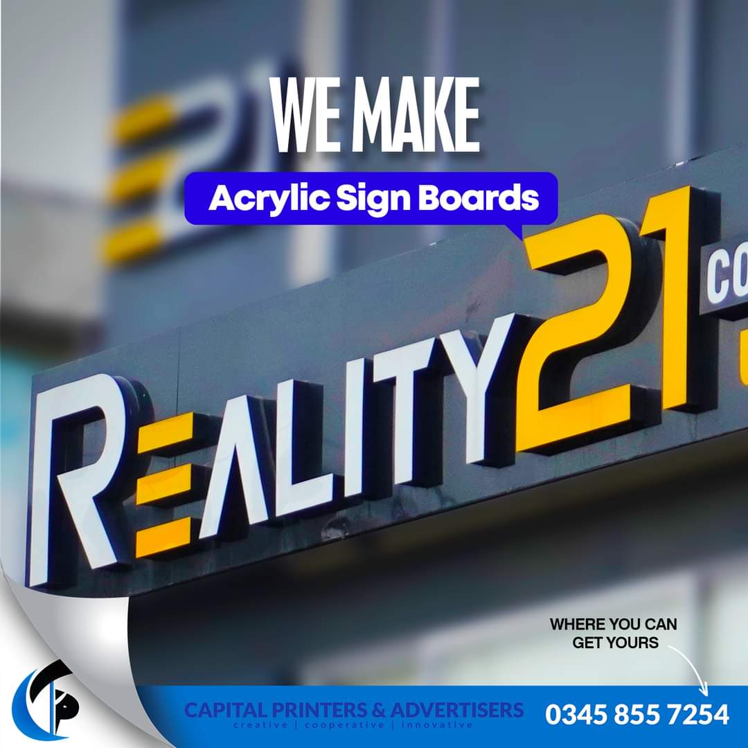 Capital Printers — Signboard Ad