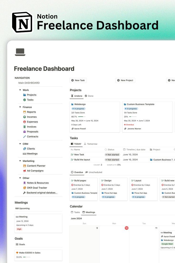 Notion Finance Board