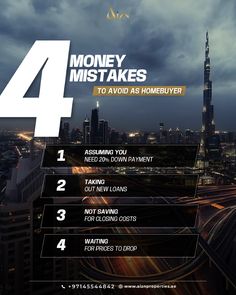 Money Mistakes — Homebuyer Tips